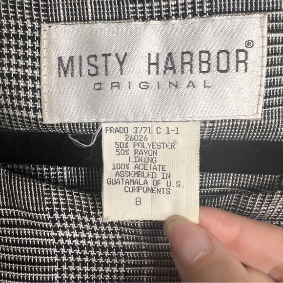 Vintage 80s Misty Harbor Glen Plaid Dress - Picture 8 of 9
